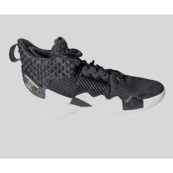 NIKE Air Jordan Why Not Zer0.2 "Black White" Sneakers Size 11.5 - Picture 6 of 8